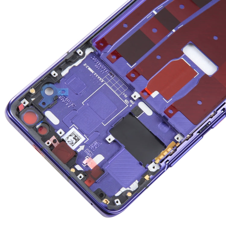 For Huawei nova 7 Pro Original Front Housing LCD Frame Bezel Plate(Purple)
