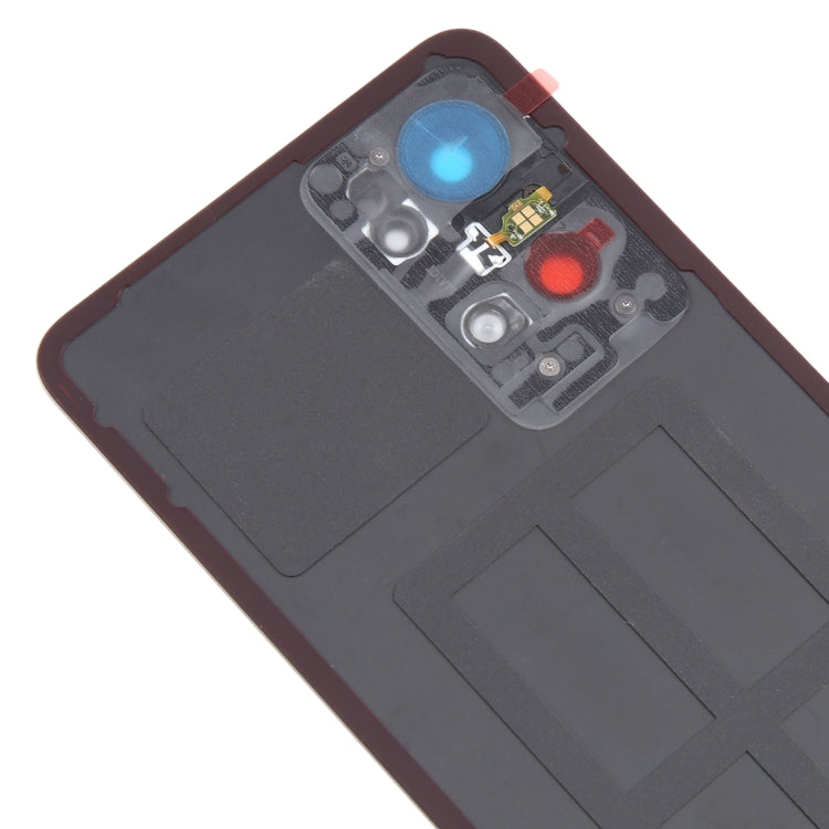 For OPPO Reno7 Pro Original Battery Back Cover with Camera Lens Cover(Black)