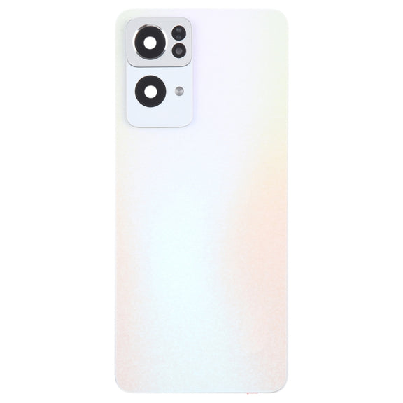 For OPPO Reno7 Pro Original Battery Back Cover with Camera Lens Cover(Gold)