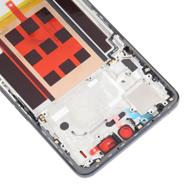 For OPPO Reno9 Original Front Housing LCD Frame Bezel Plate (Black)
