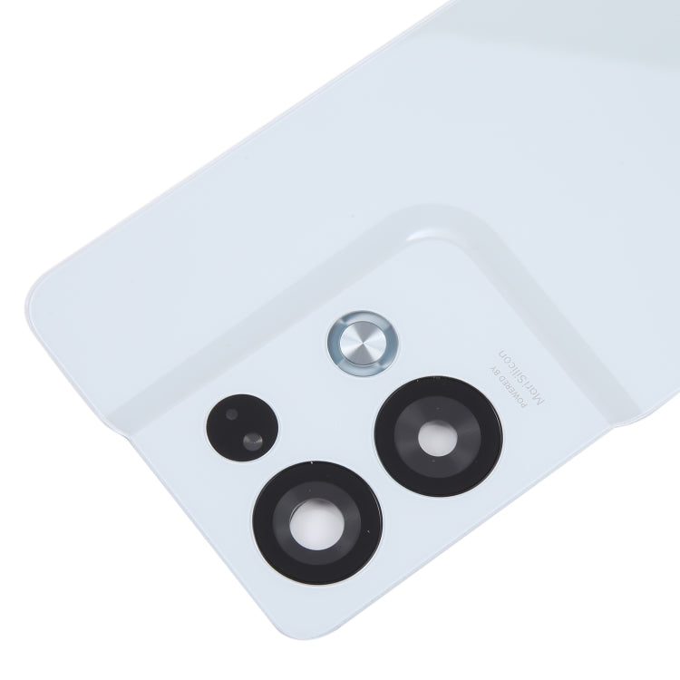 For OPPO Reno8 Pro+ Original Battery Back Cover with Camera Lens Cover(White)