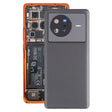 For vivo X80 Battery Back Cover with Camera Lens Cover(Black) - Back Cover by PMC TechLife | Online Shopping South Africa | PMC TechLife