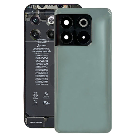 For OnePlus Ace Pro PGP110 Battery Back Cover with Camera Lens Cover (Green)