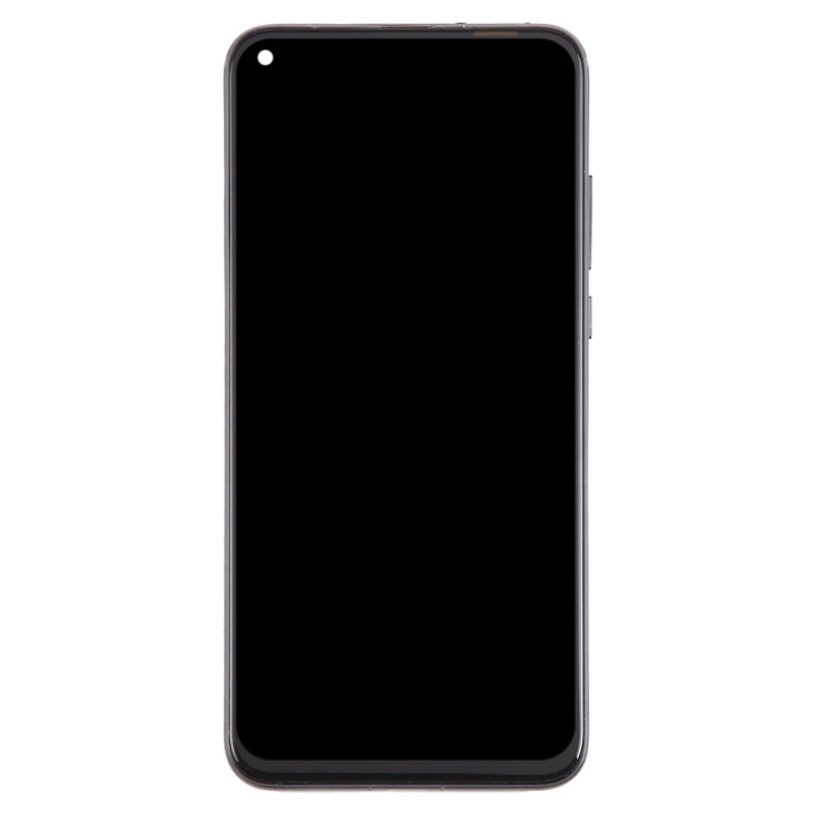 For Honor View 20 Original LCD Screen Digitizer Full Assembly with Frame (Black)