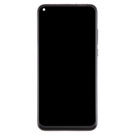 For Honor View 20 Original LCD Screen Digitizer Full Assembly with Frame (Black)