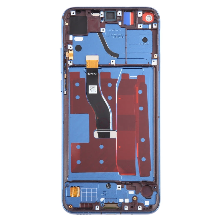 For Honor View 20 Original LCD Screen Digitizer Full Assembly with Frame (Blue)