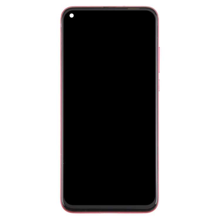 For Honor View 20 Original LCD Screen Digitizer Full Assembly with Frame (Red)