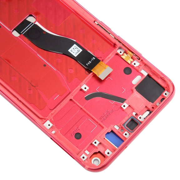 For Honor View 20 Original LCD Screen Digitizer Full Assembly with Frame (Red)