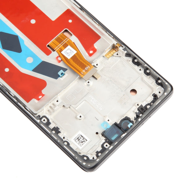 For Honor X9A Original LCD Screen Digitizer Full Assembly with Frame (Black)