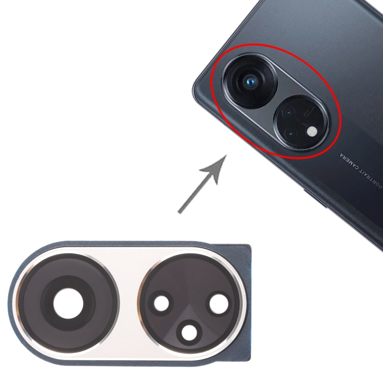 For OPPO Reno8 T 5G Original Camera Lens Cover (Gold)