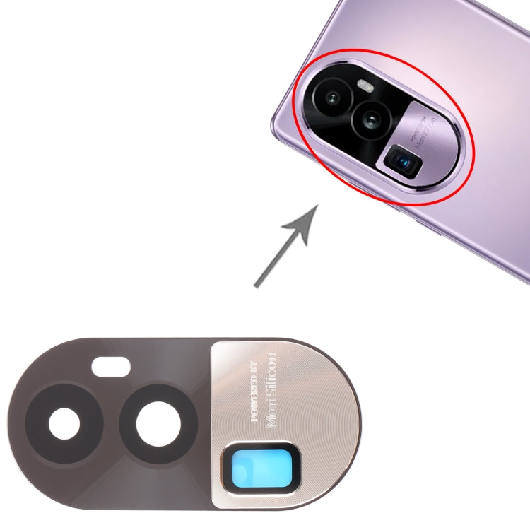 For OPPO Reno10 Pro+ Original Camera Lens Cover (Gold)