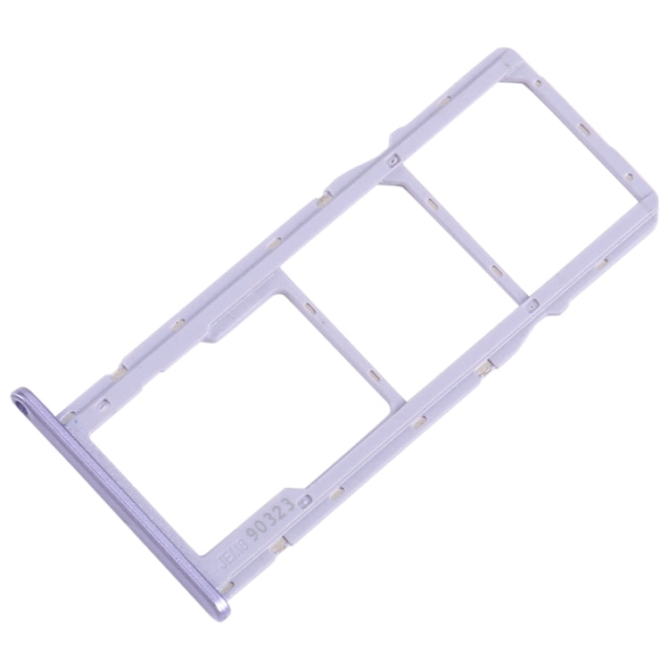 For Motorola Moto G7 Play SIM Card Tray + SIM Card Tray + Micro SD Card Tray (Purple)