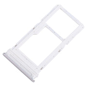 For Motorola One 5G Ace SIM Card Tray + Micro SD Card Tray (Silver)