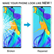 For Huawei P30 Pro Original Front Screen Outer Glass Lens with OCA Optically Clear Adhesive