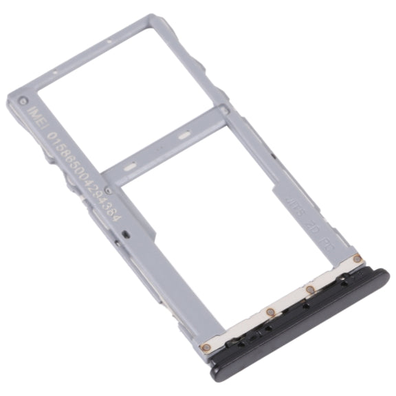 For TCL 20Y Original SIM Card Tray + Micro SD Card Tray (Black)
