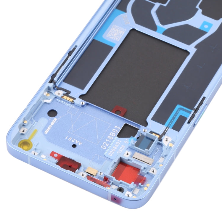 Original LCD Screen For OPPO Reno7 Pro 5G Digitizer Full Assembly with Frame (Blue)