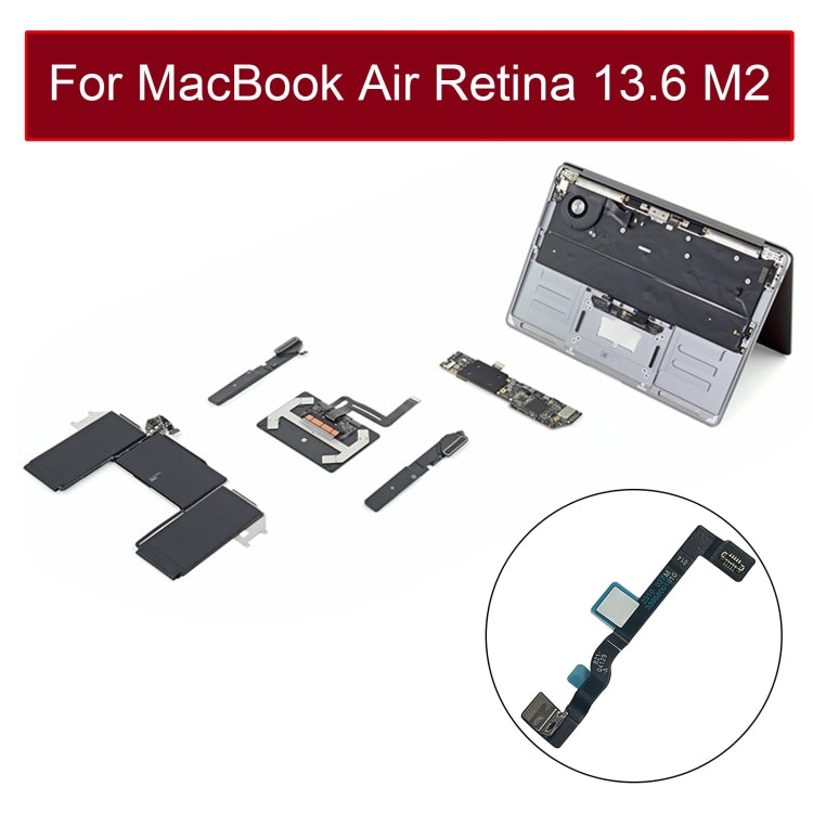 821-03871-02A LCD Screen Cover Angle Sensor Sleep Cable for MacBook Air Retina 13.6 M2 A2681 2022  EMC4074