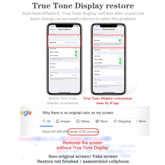 Qianli iCopy Plus 3 in 1 LCD Screen Original Color Repair Programmer For iPhone