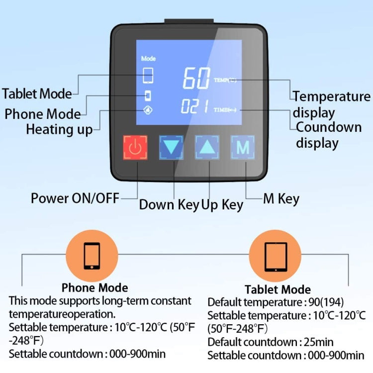 CPB CP320 LCD Screen Heating Pad Safe Repair Tool, US Plug