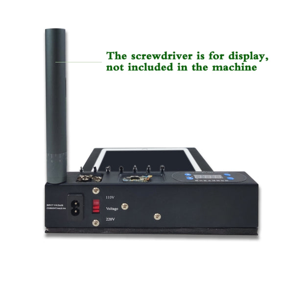 TBK-568R 220V Vacuum LCD Temperature Controller Touch Screen Glass Separator Machine with Multi-function Storage Box