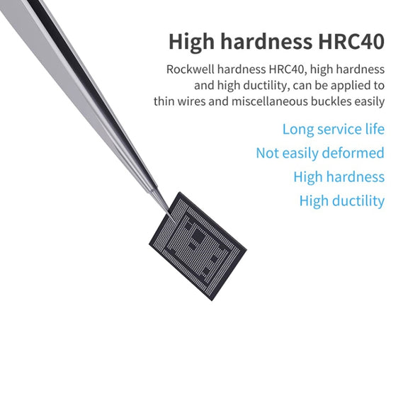 Qianli iNeezy YK-02 Stainless Steel Extra-sharp Thickened Tweezers Pointed Tweezers