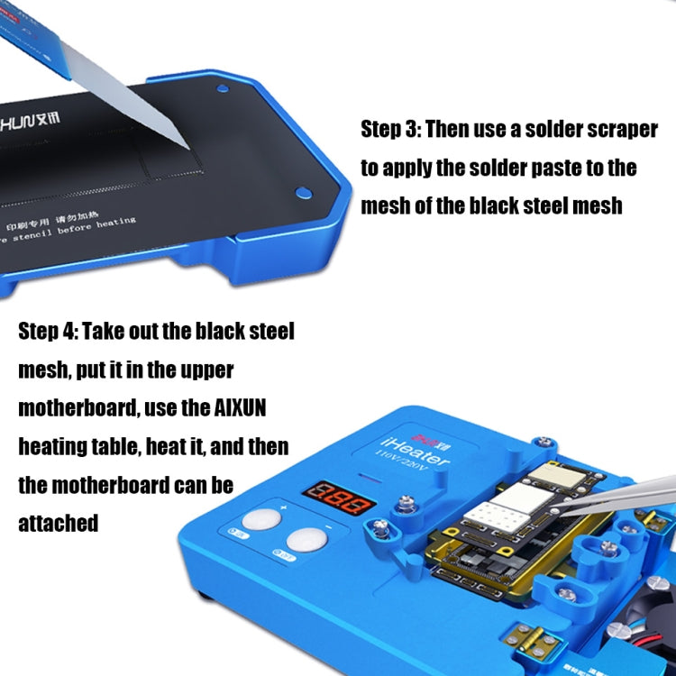 AIXUN FT06 Pro 6 in 1 PCB Printing Reballing Platform For iPX-iP11 Pro Max
