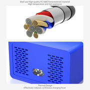 Mechanic icharge 8M QC 3.0 USB Smart Charger Support Fastcharging With LCD, EU Plug