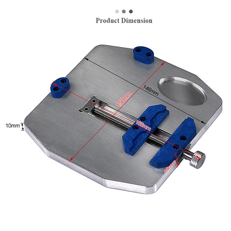 BEST BST-001L Aluminum Alloy Universal Motherboard PCB IC Chip Holder Fixture