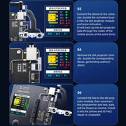 MEGA-IDEA Clone DZ03 Battery Activation & Face ID Dot Matrix Programmer for iPhone 8-14 Pro Max, Plug: EU