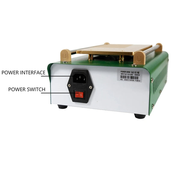 BST-B-856A AC 220V Electrical Vacuum Pump LCD Screen Separator, UK Plug