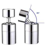 Dual-Function Faucet Spout Bubbler Splash-Proof Two-Function Kitchen Copper Filter, interface:External