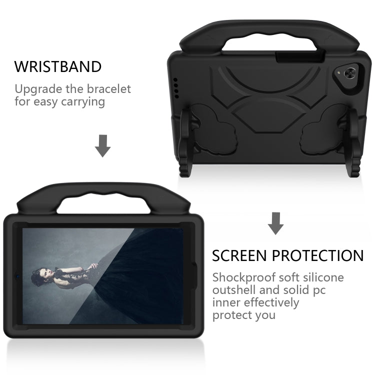 For Huawei MatePad T 8 2020 EVA Shockproof Protective Case with Thumb Holder(Black)
