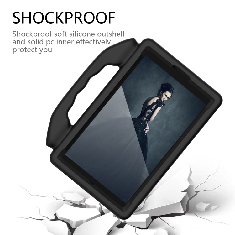 For Huawei MatePad T 8 2020 EVA Shockproof Protective Case with Thumb Holder(Black)
