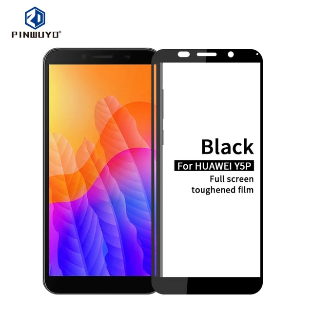 For Huawei  Y5P/Y5 Prime PINWUYO 9H 2.5D Full Screen Tempered Glass Film(Black)