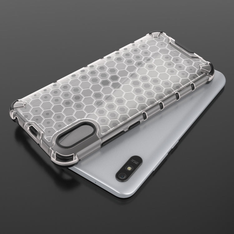 For Xiaomi Redmi 9A Shockproof Honeycomb PC + TPU Case(Green)