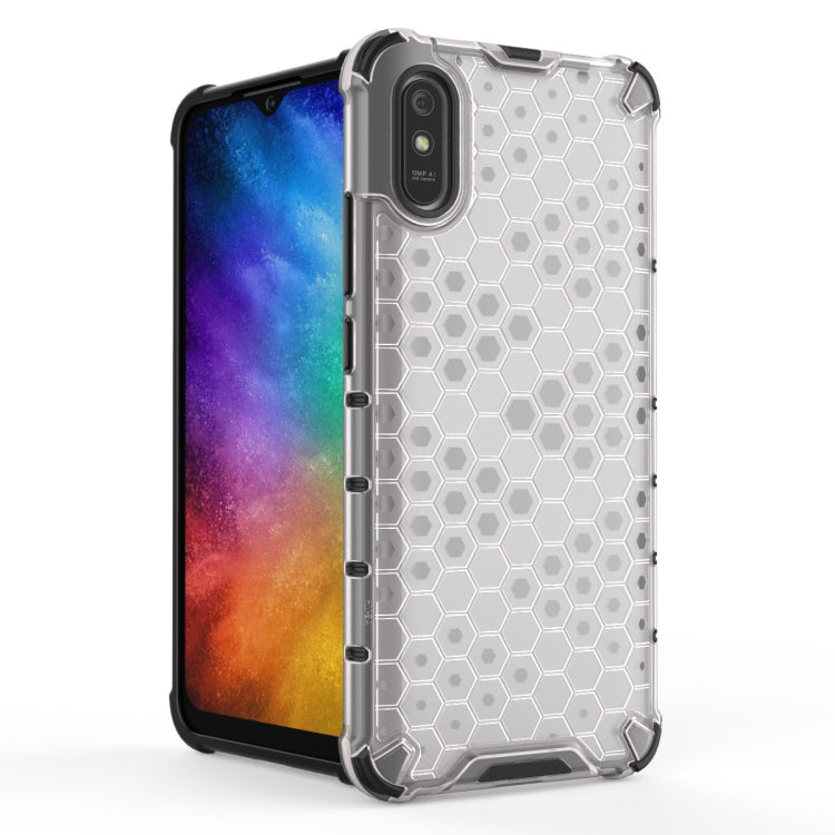For Xiaomi Redmi 9A Shockproof Honeycomb PC + TPU Case(Green)