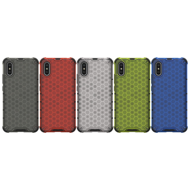 For Xiaomi Redmi 9A Shockproof Honeycomb PC + TPU Case(Green)