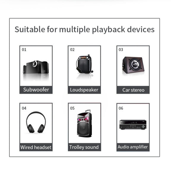 R6 NFC Bluetooth 5.0 Desktop Music Receiver Bluetooth Receiver, Support TF Card