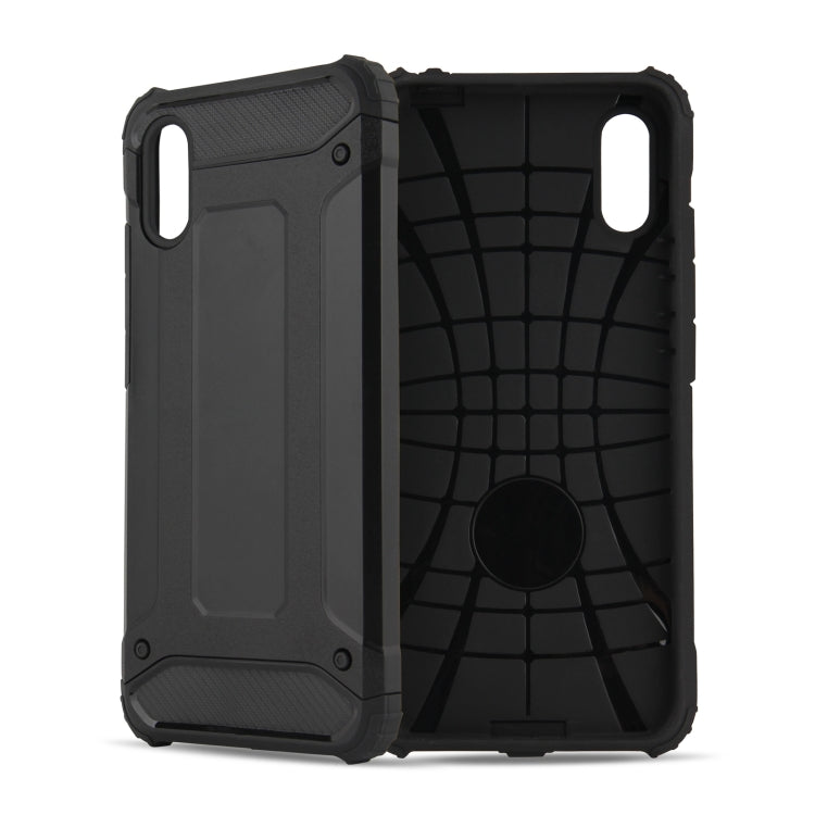 For Xiaomi Redmi 9A Magic Armor TPU + PC Combination Case(Black)