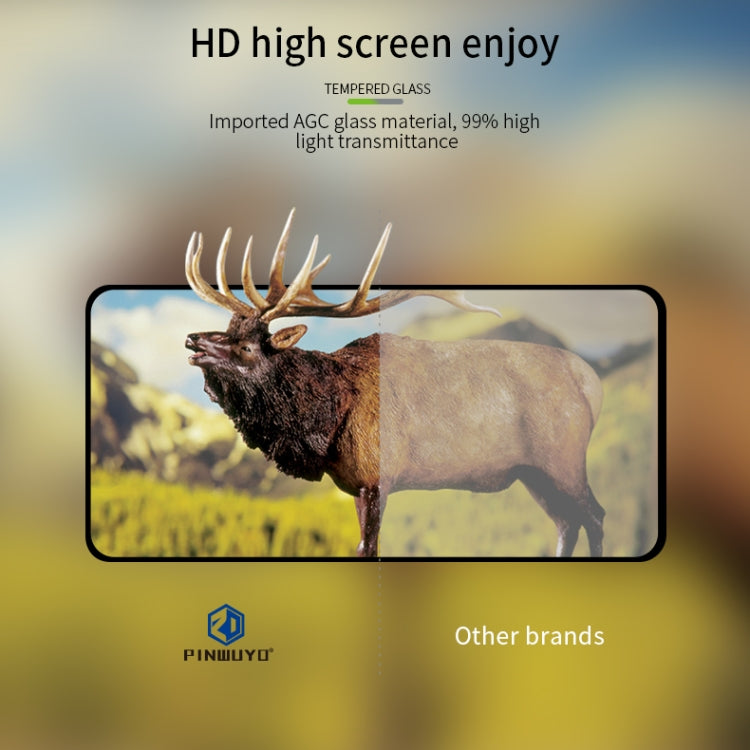 For OPPO Realme7 Pro PINWUYO 9H 2.5D Full Screen Tempered Glass Film(Black)