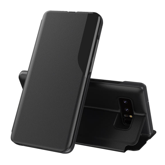 For Samsung Galaxy Note 8 Attraction Flip Holder Leather Phone Case(Black)