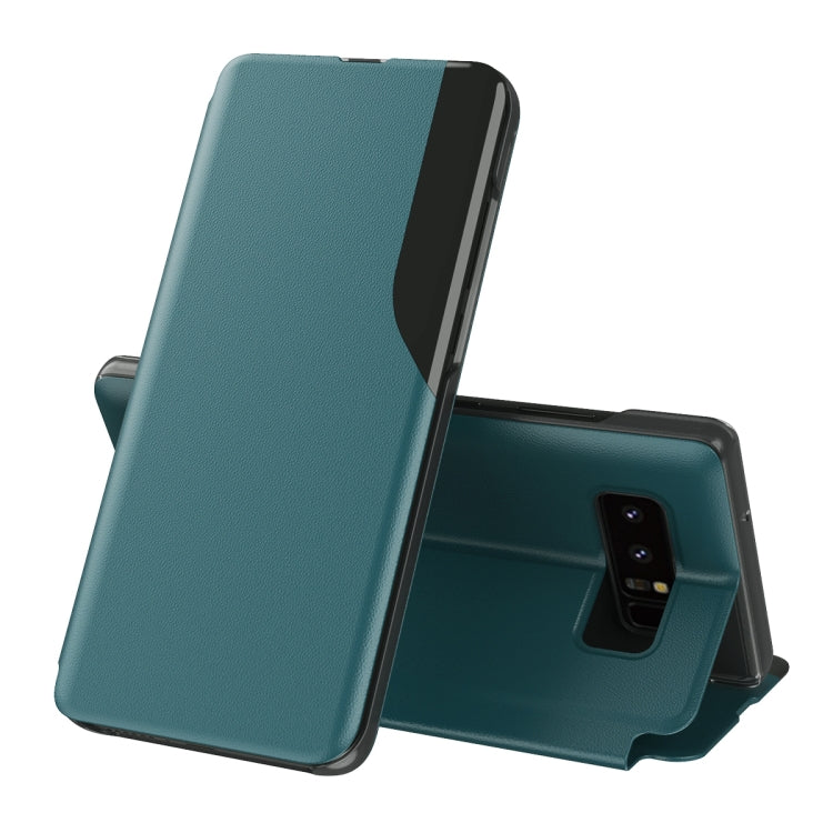 For Samsung Galaxy Note 8 Attraction Flip Holder Leather Phone Case(Green)