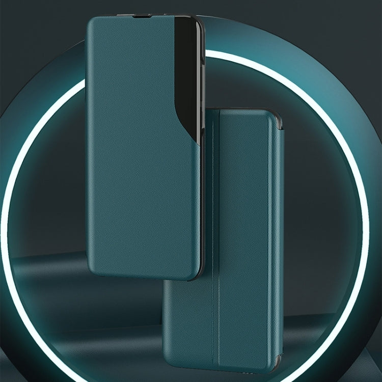 For Samsung Galaxy Note 8 Attraction Flip Holder Leather Phone Case(Green)
