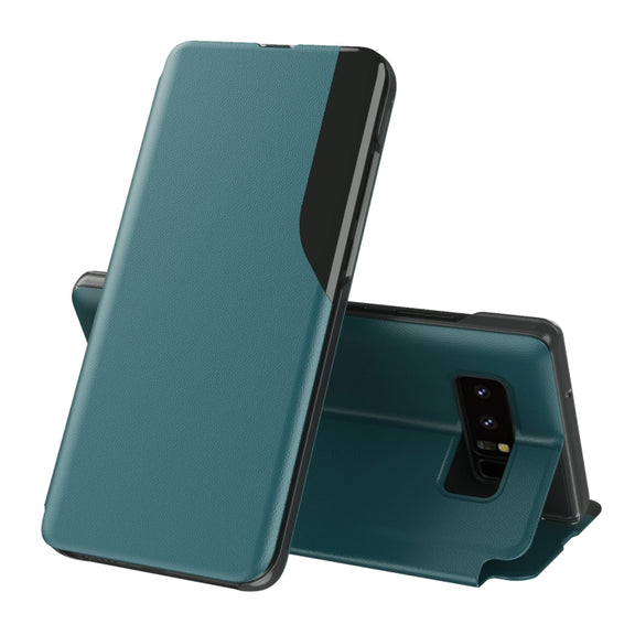 For Samsung Galaxy Note 8 Attraction Flip Holder Leather Phone Case(Green)