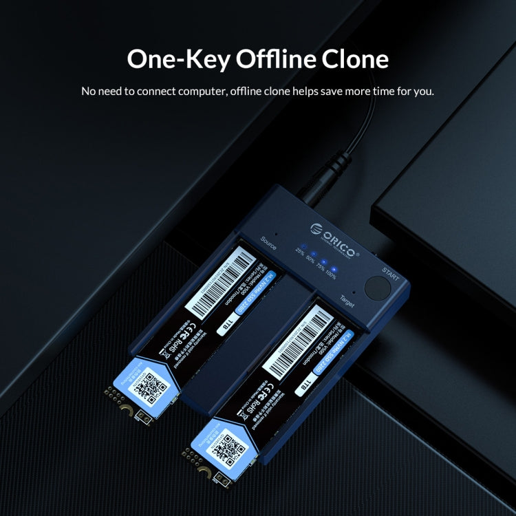 ORICO M2P2-C3-C NVME M.2 SSD Duplicator