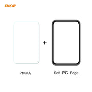 2 PCS For Huawei Honor Watch ES ENKAY Hat-Prince 3D Full Screen Soft PC Edge + PMMA HD Screen Protector Film