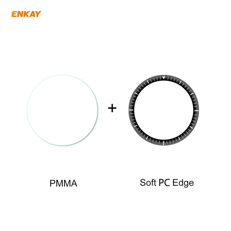 10 PCS For Amazfit GTR 2 ENKAY Hat-Prince 3D Full Screen Soft PC Edge + PMMA HD Screen Protector Film