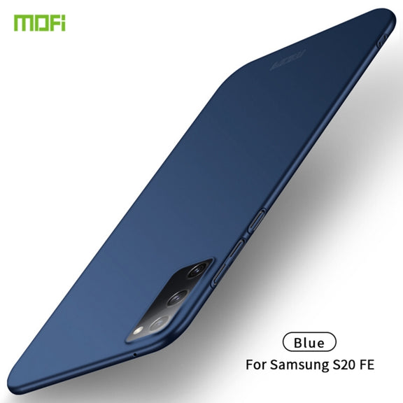 For Samsung Galaxy S20 FE MOFI Frosted PC Ultra-thin Hard Case(Blue)