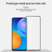 For Huawei P smart 2021 PINWUYO 9H 2.5D Full Screen Tempered Glass Film(Black)