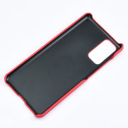 For Samsung Galaxy S20 FE Shockproof Litchi Texture PC + PU Case(Red)